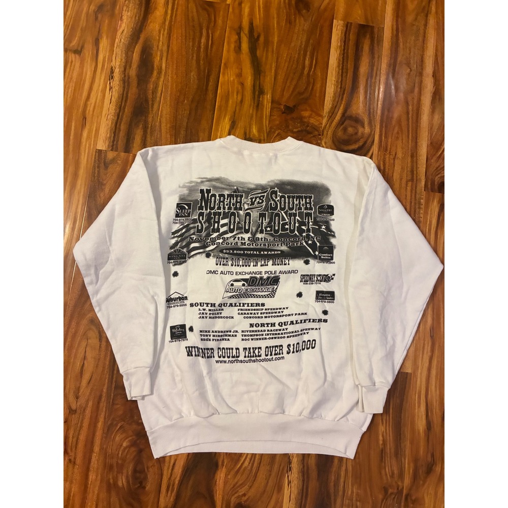 Vintage 2003 Concord Motorsport Racing Sweatshirt Hanes M North South Shootout - Picture 4 of 8
